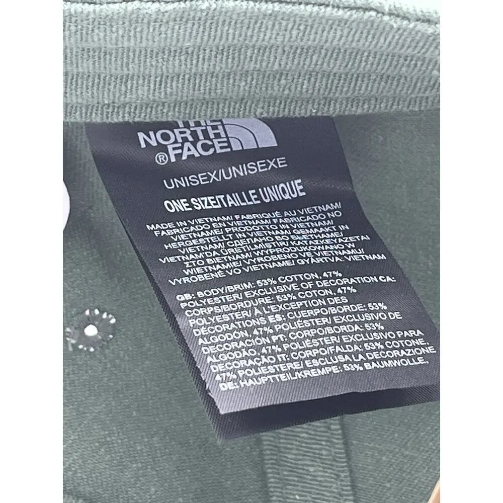 The North Face Roomy Norm Hat Duck Green Classic Fit Cap Adjustable Strap Unisex